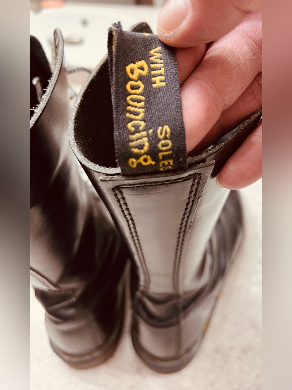 Dr. Martens 🔥EXCEPTING OFFERS🔥 Black Leather 1914 Boots MADE IN ENGLAND MIE US-9 - Picture 6 of 8